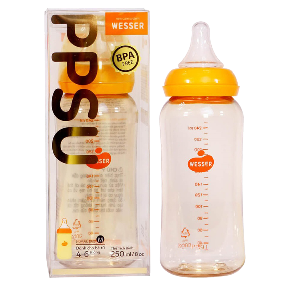 Bình sữa Wesser Nano Silver