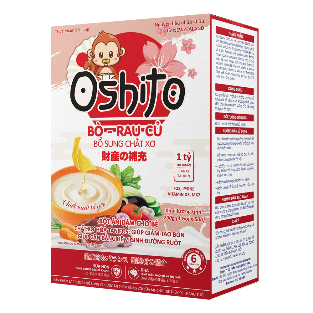Bột ăn dặm Oshito