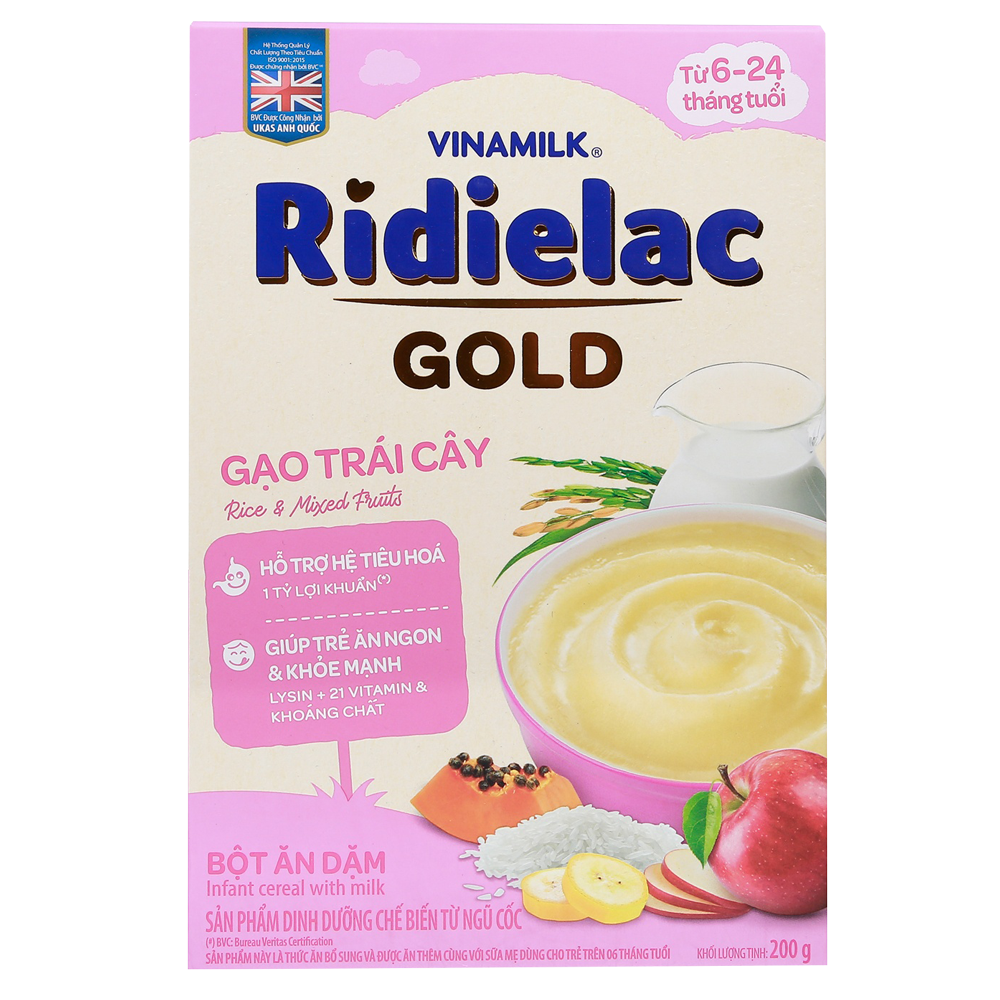 Bột ăn dặm Ridielac - Vinamilk