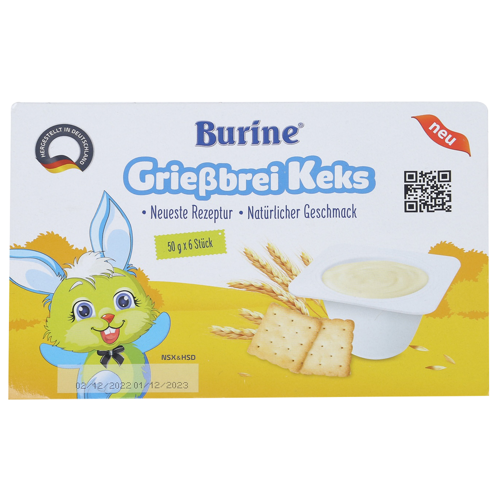 Cháo sữa Burine