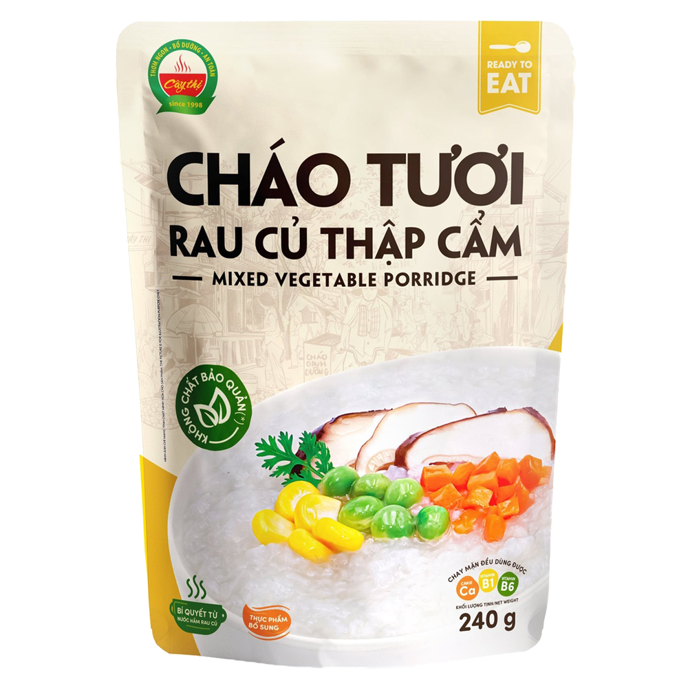 Cháo ăn dặm cho bé