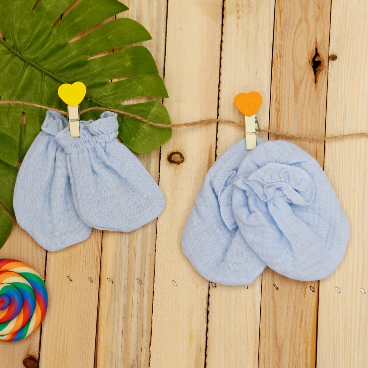 Set quà tặng sơ sinh xô KidsPlaza M21H (Xanh) - hình 6