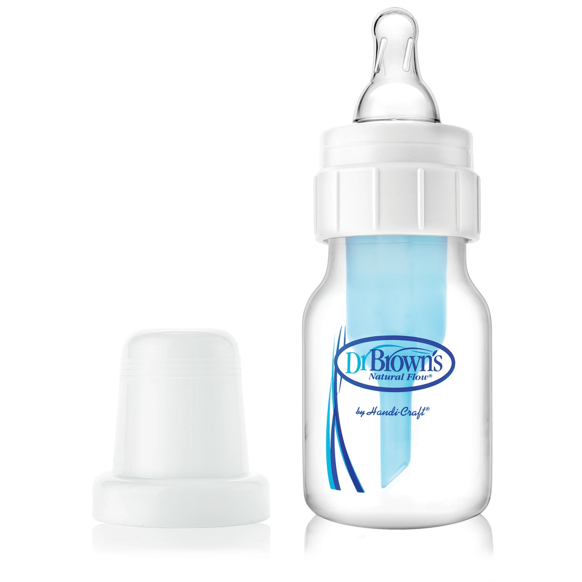 Bình sữa Dr Brown 60ml cổ hẹp - mặt phải