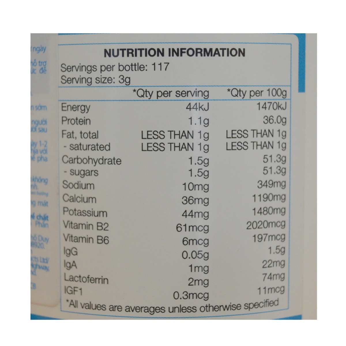 Sữa non goodhealth 9%- 350g - mặt phải