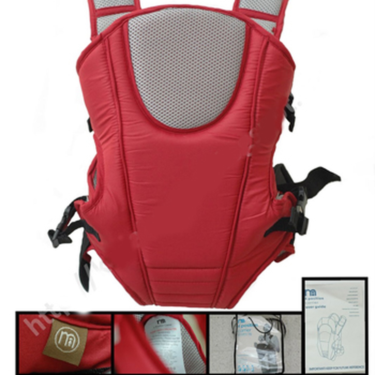 Địu trẻ em Mothercare 4 tư thế CA005 - mặt trái