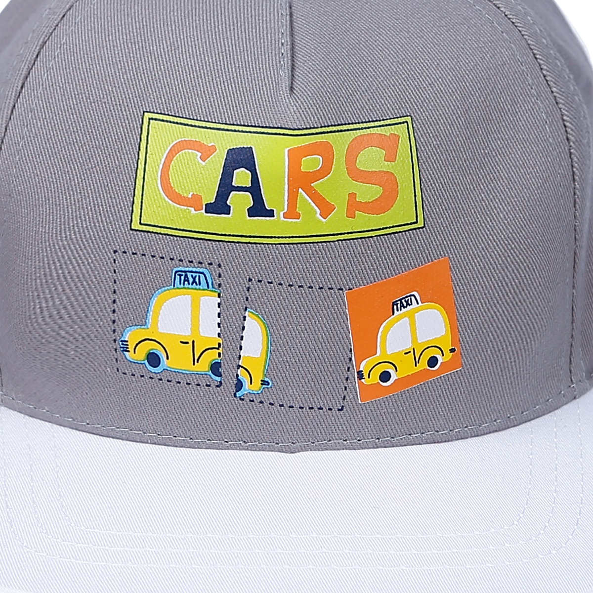 Mũ lưỡi trai Hiphop KidsPlaza in hoạ tiết CARS DN21H (Ghi) - mặt phải
