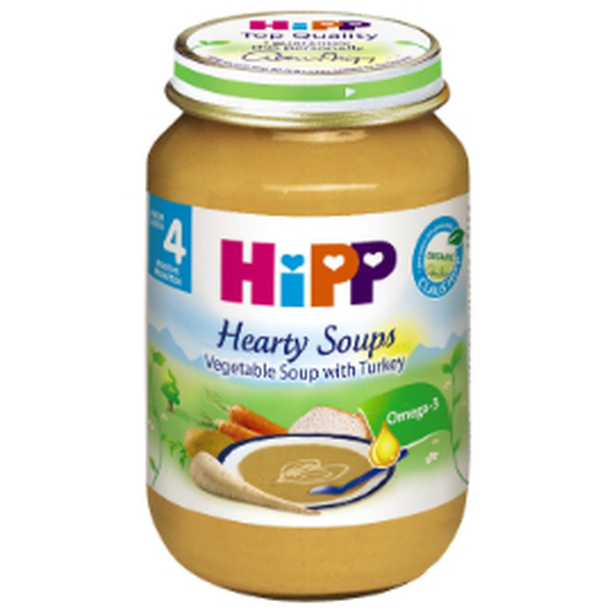 DDĐL Hipp Súp Gà tây, rau tổng hợp 7963 (190g)
