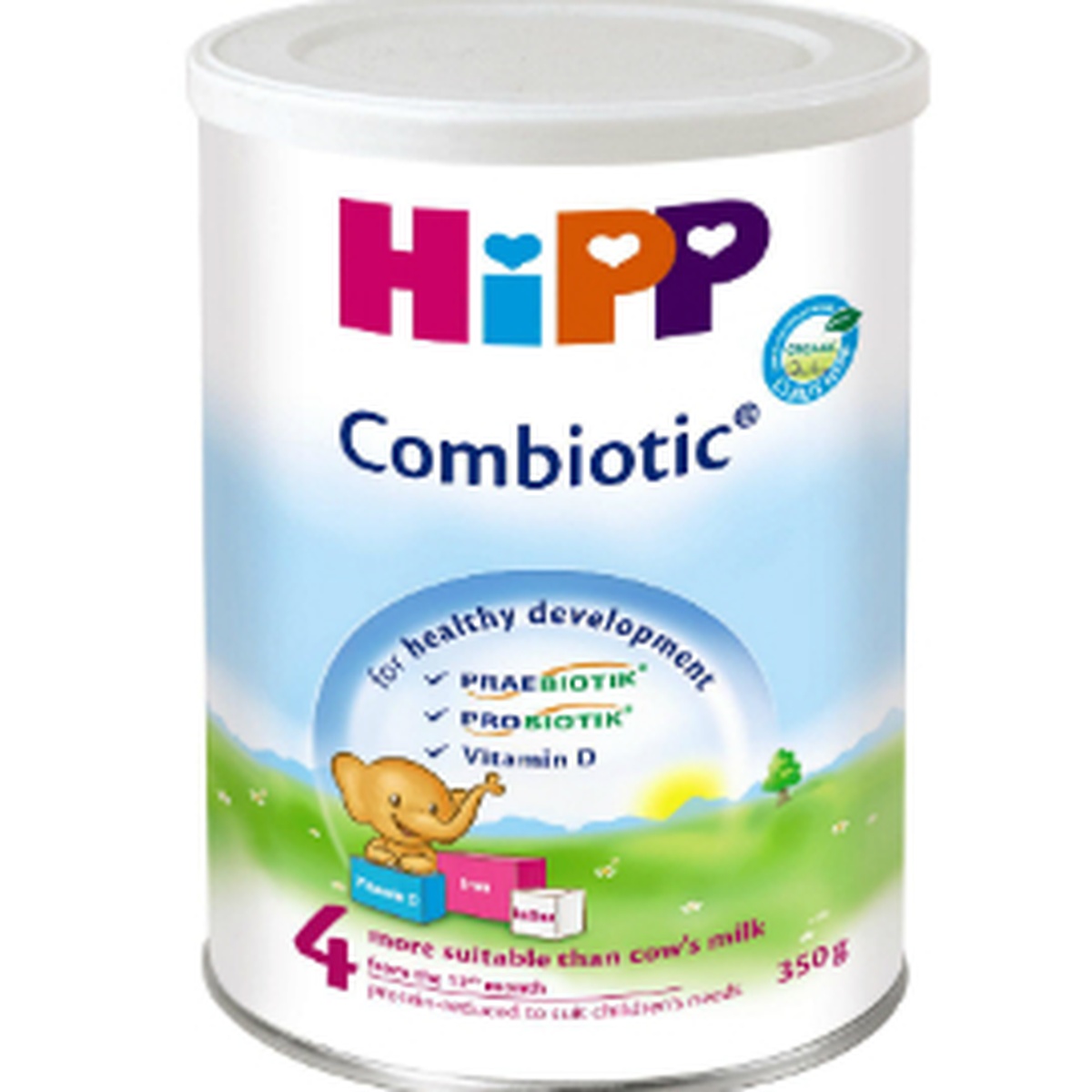 Sữa bột Hipp 4 Combiotic 2481 350g - mặt trái
