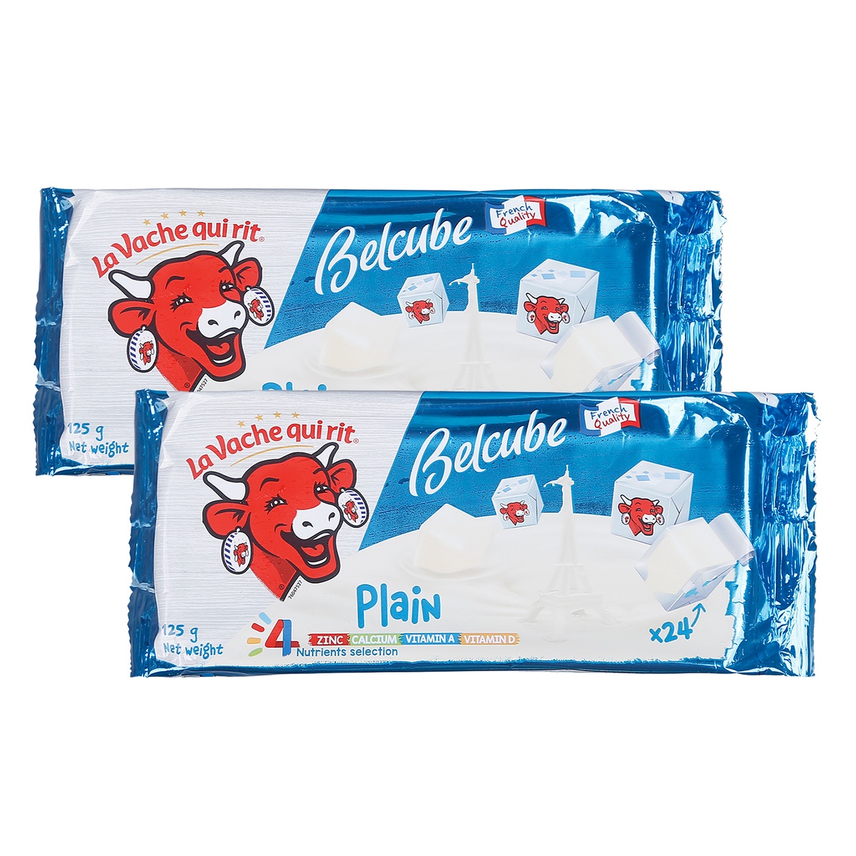 Phomai viên Belcube 24 viên cho bé trên 24 tháng tuổi - mặt trái