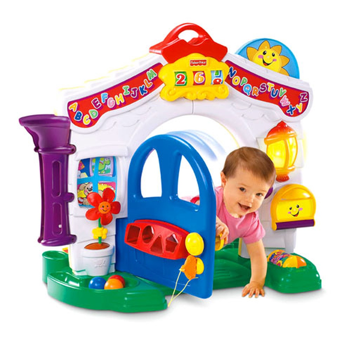 Cánh cửa âm nhạc Fisher Price (Tiếng anh) C6327 - mặt trước