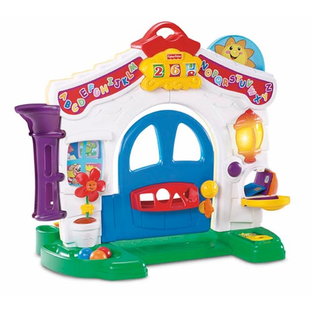 Cánh cửa âm nhạc Fisher Price (Tiếng anh) C6327 - mặt trái