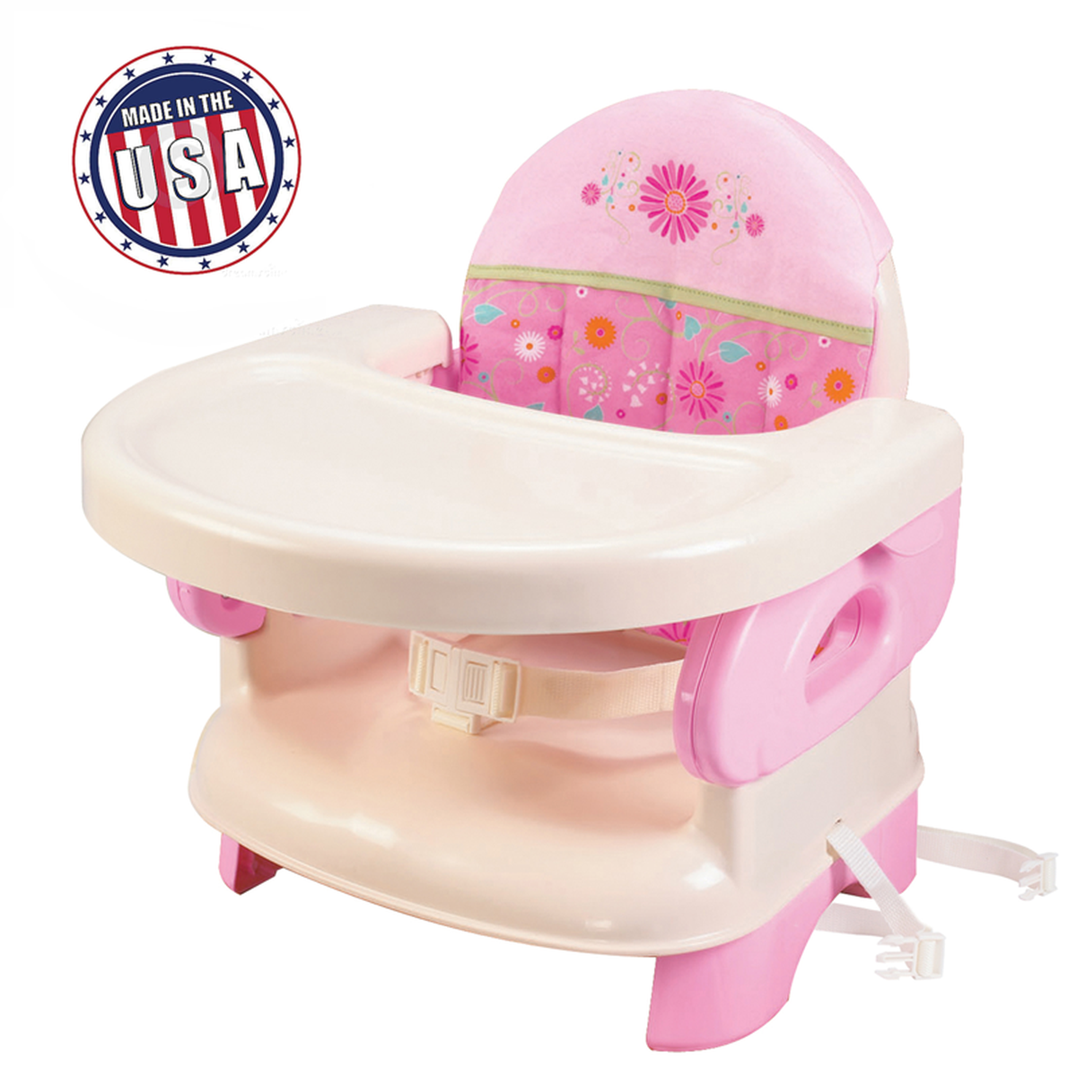 Ghế ăn bột Summer Infant Deluxe SM13060 hồng cho bé - mặt trái