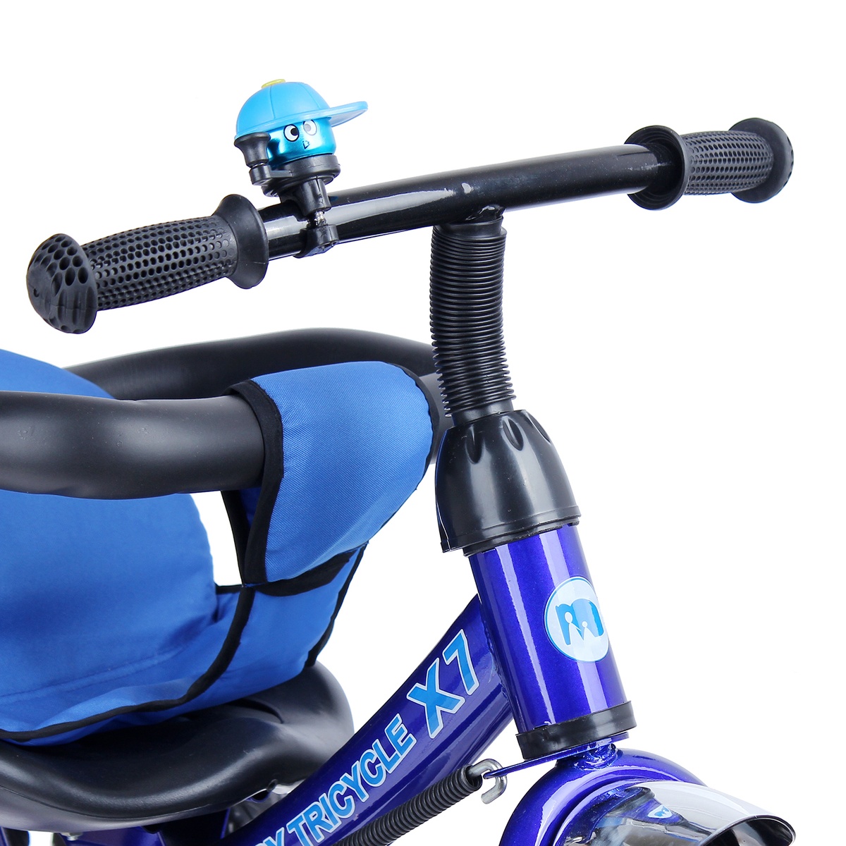 Xe đạp 3 bánh Baby Tricycle Flamingo X7 Màu xanh - mặt phải