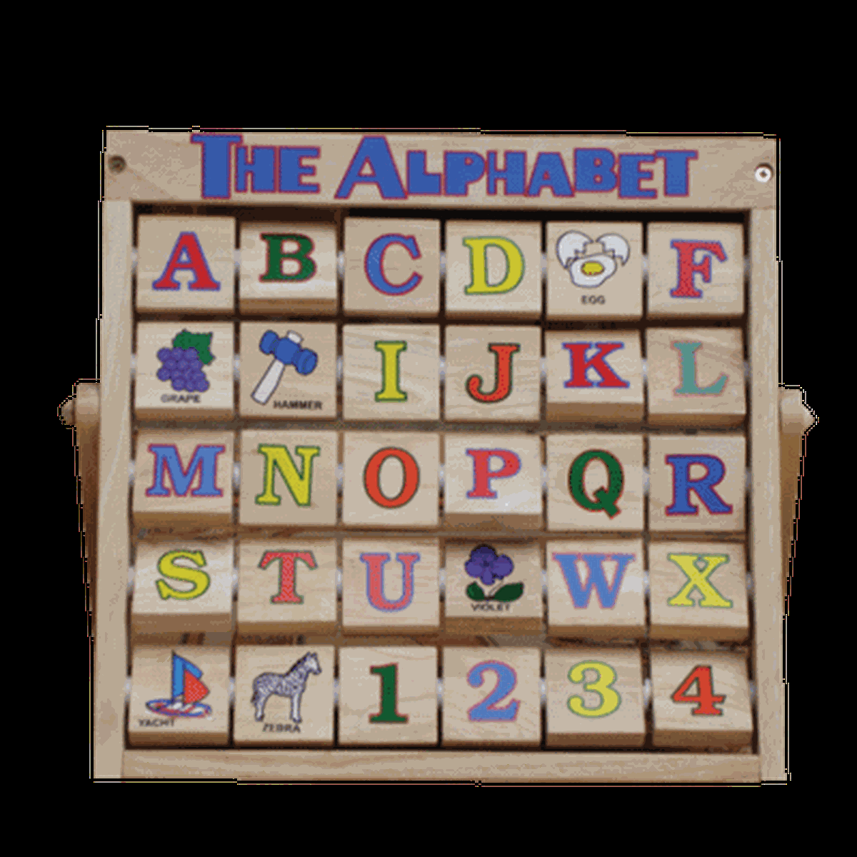 Bảng chữ cái tiếng anh Etic Alphabet C603C - mặt trái
