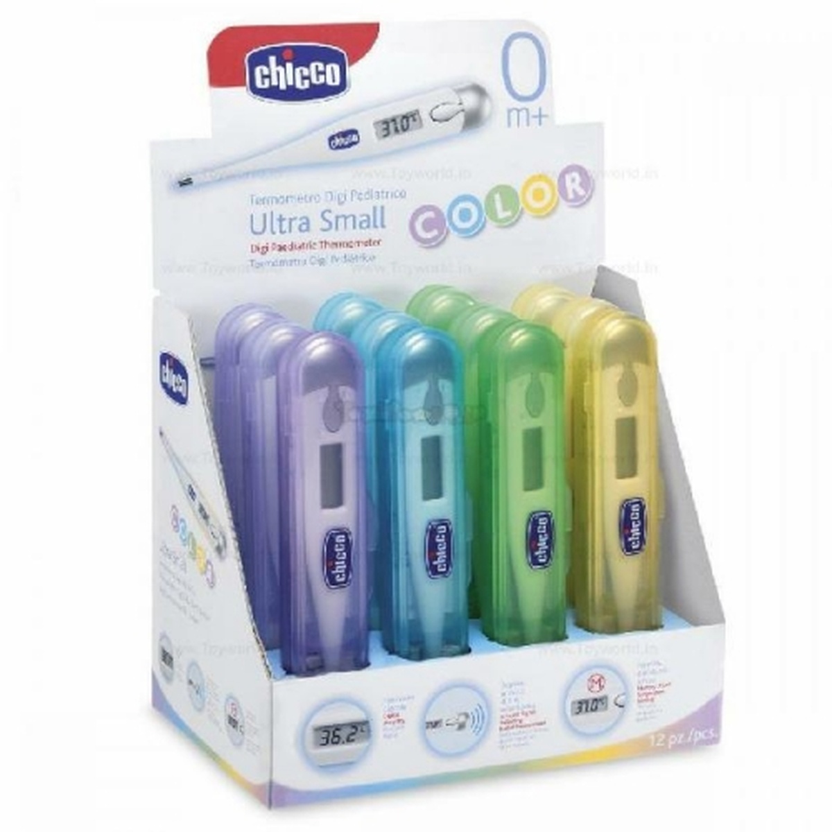 Nhiệt kế điện tử siêu nhỏ Chicco 697034 - mặt trước