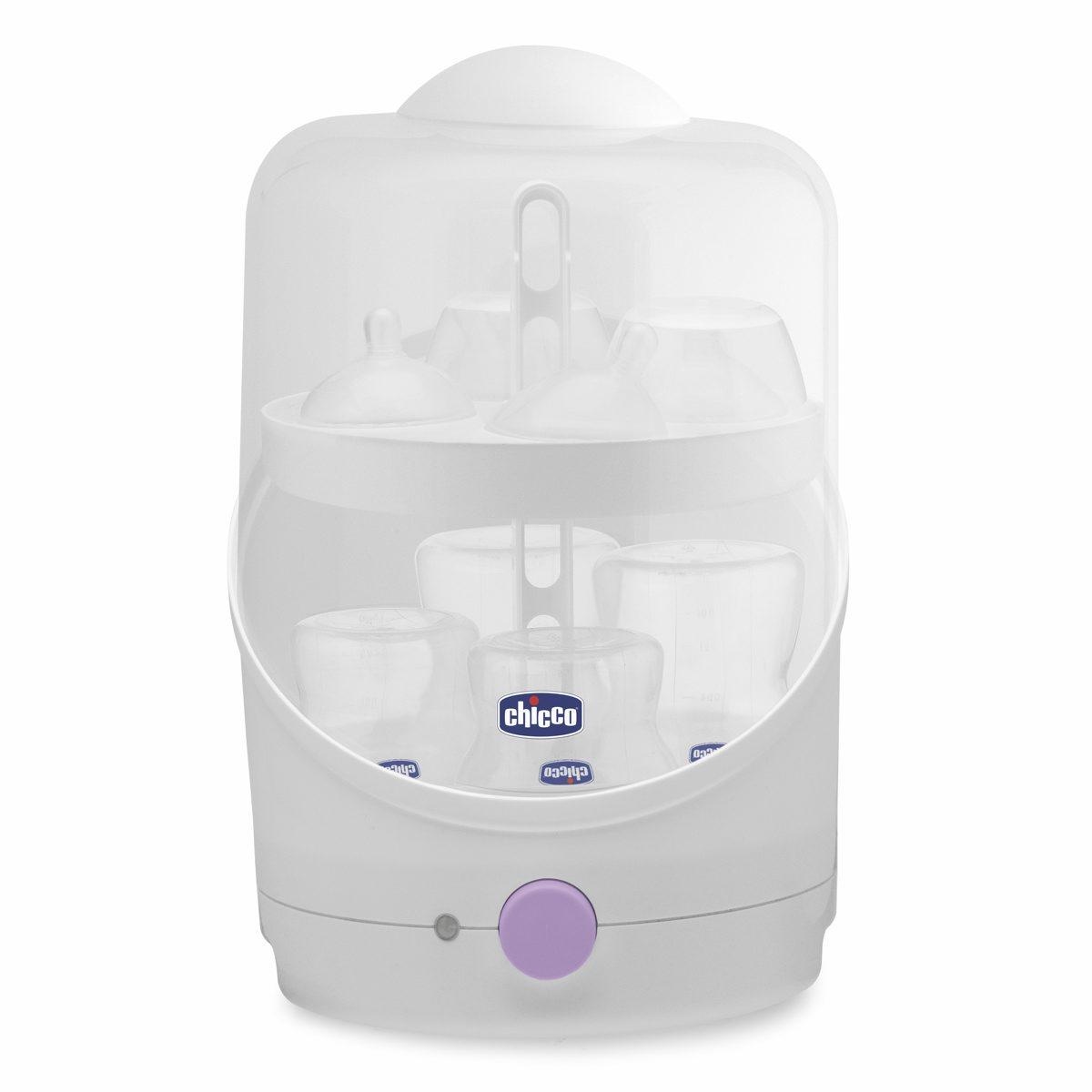 Máy tiệt trùng bình sữa Chicco 67289 - mặt trái