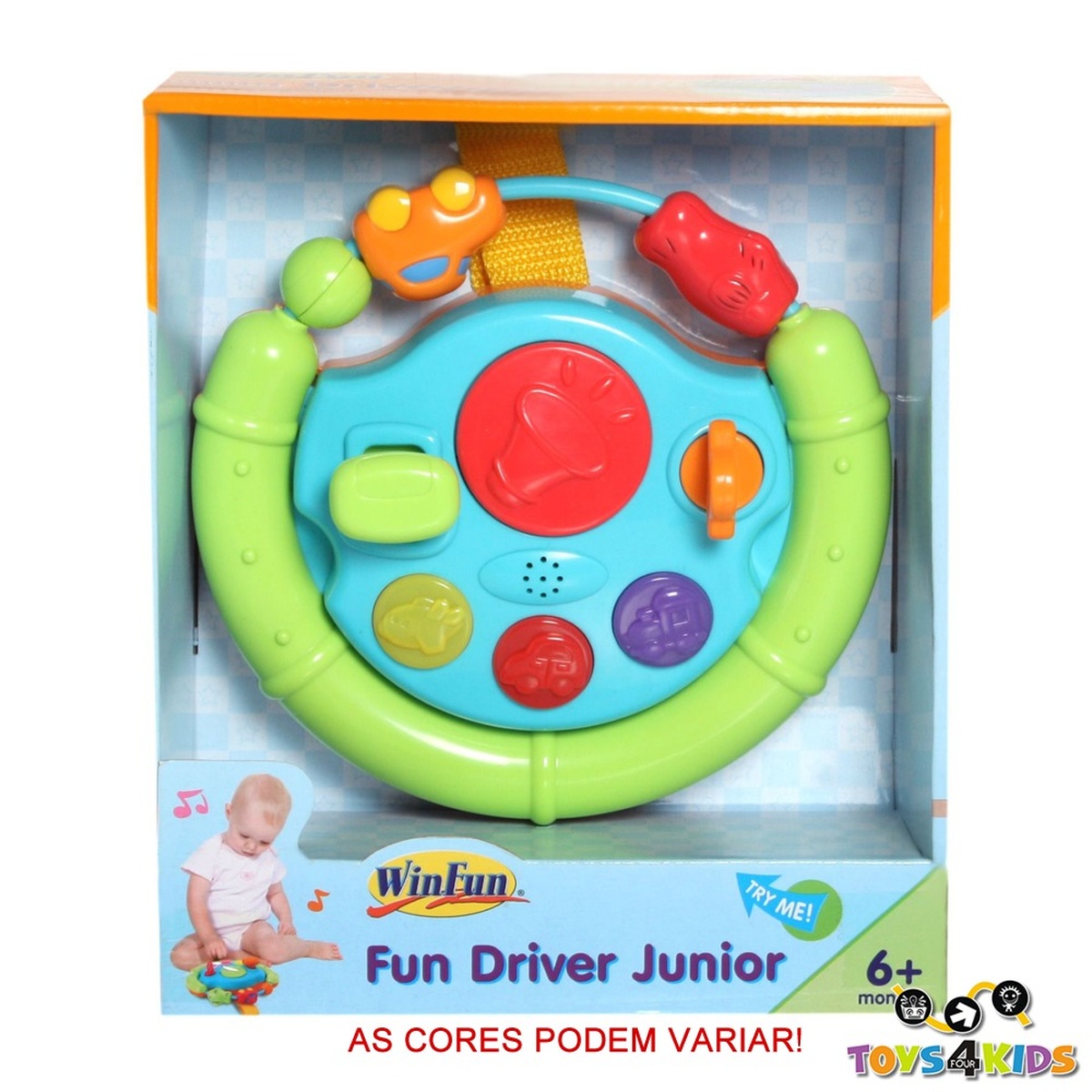 Đồ chơi vô lăng điều khiển Winfun 0705 - mặt trước