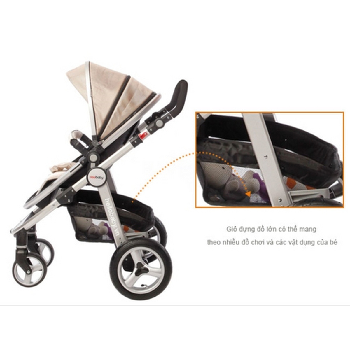 Xe đẩy du lịch Seebaby T-18A - hình 7
