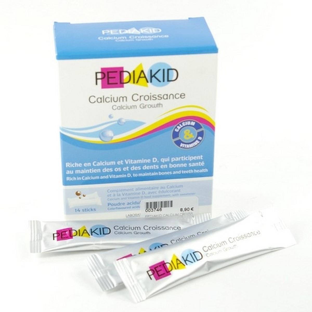Thực phẩm chức năng Pediakid Calcium Croissance bổ sung Canxi