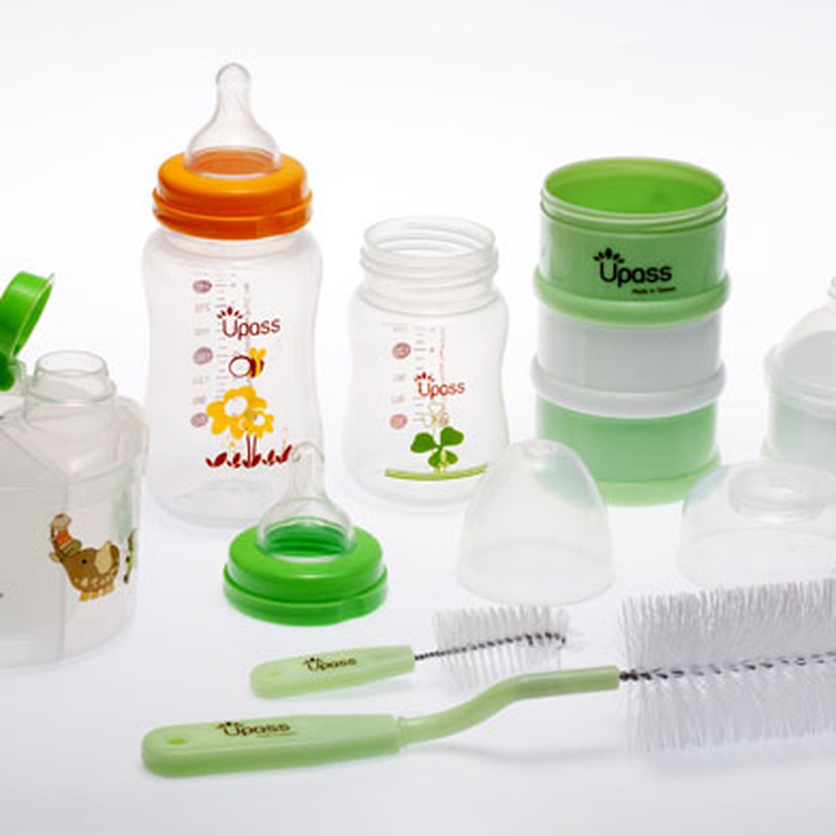 Cây cọ bình sữa UP7001C - mặt trái