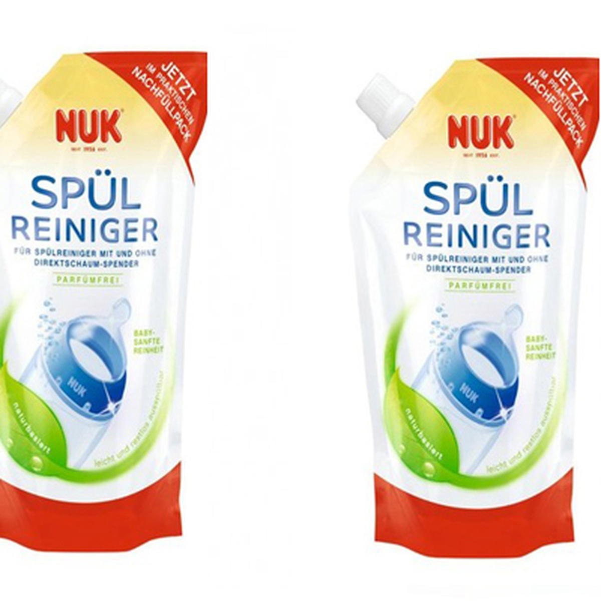 Nước rửa bình sữa Nuk - mặt trước