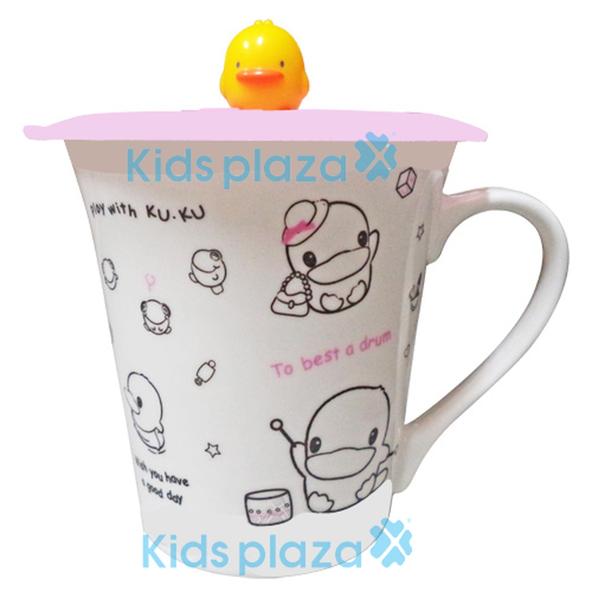 Ly nước có quai cầm Kuku7032 - góc nghiêng
