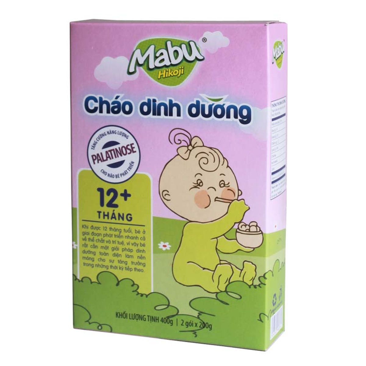 Cháo dinh dưỡng Mabu 400g - mặt trái