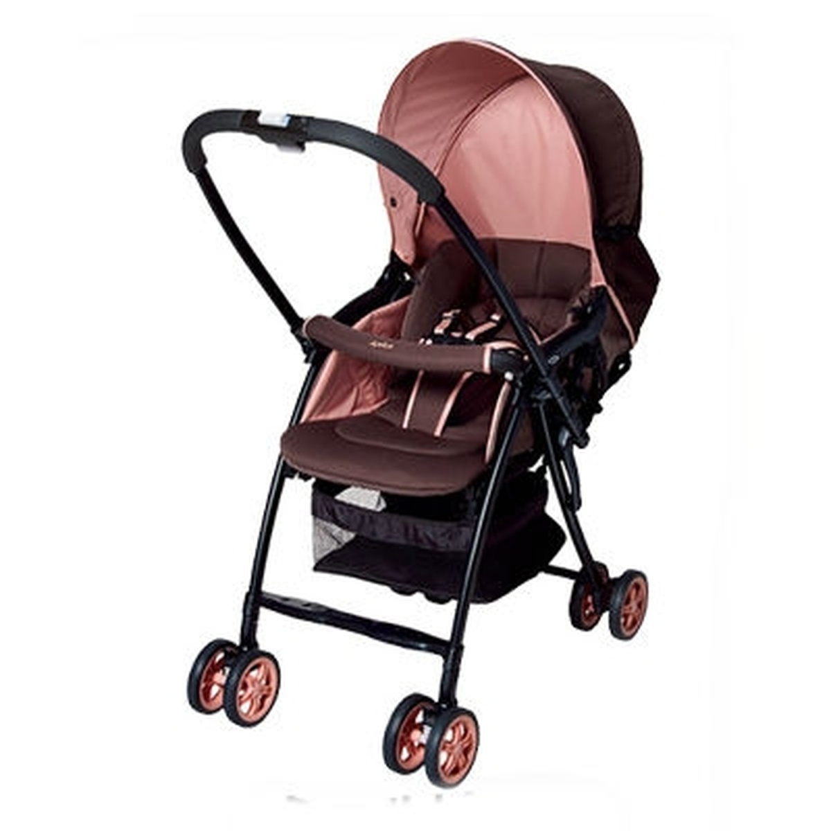 Xe đẩy trẻ em Aprica Karoon Pink 92553 - mặt trước