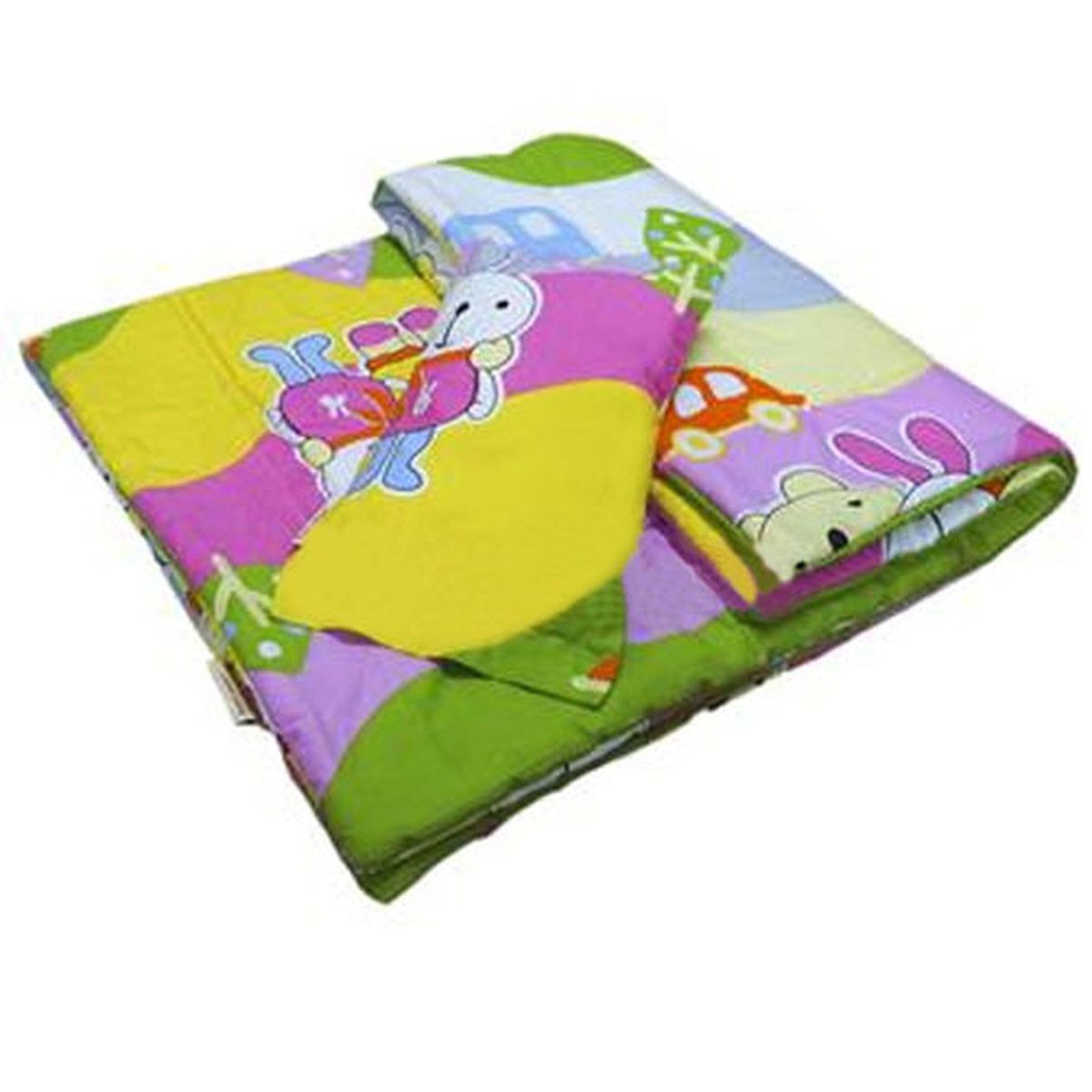 Bộ chăn bông gối Green home - mặt trước
