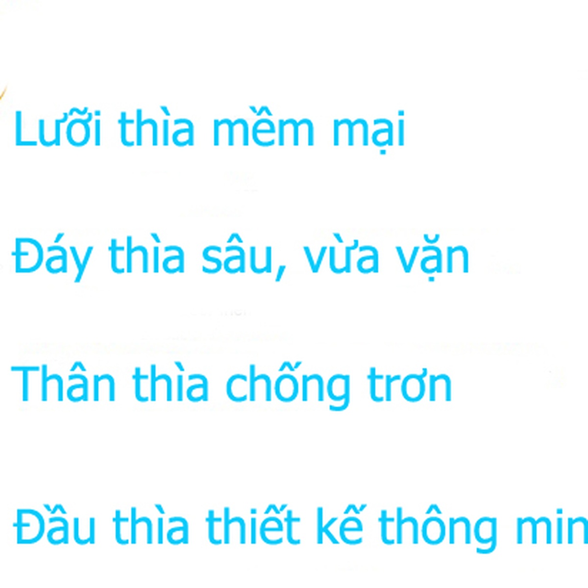 Thìa tập ăn cho bé Richell RC46900 - mặt trái