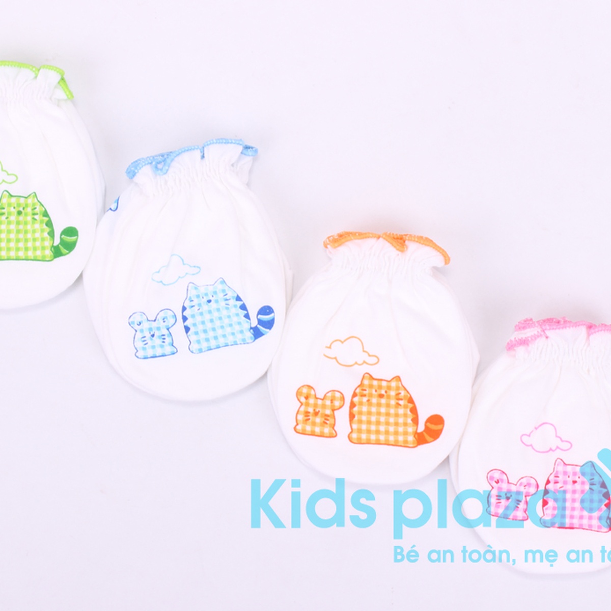 Bộ bao tay, bao chân sơ sinh BabyHood - mặt phải
