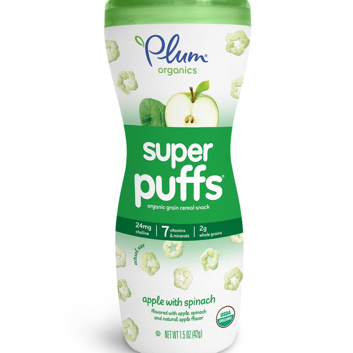 Bánh ăn dặm Plum Organics - mặt phải