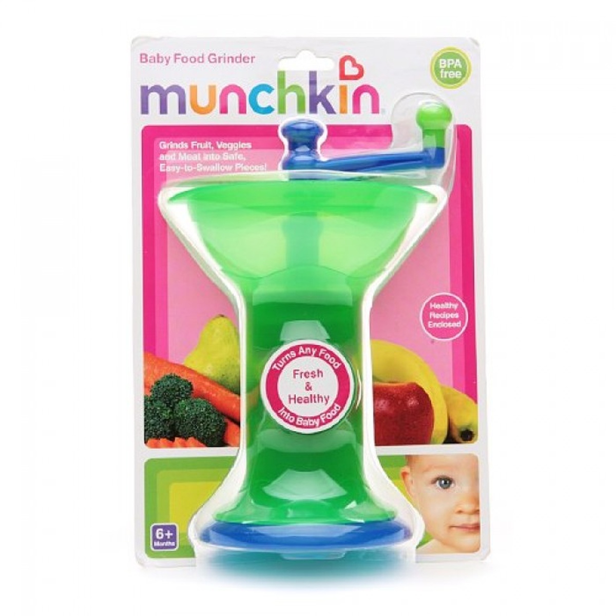 CỐI XAY HOA QUẢ VÀ THỨC ĂN MUNCHKIN - mặt trái