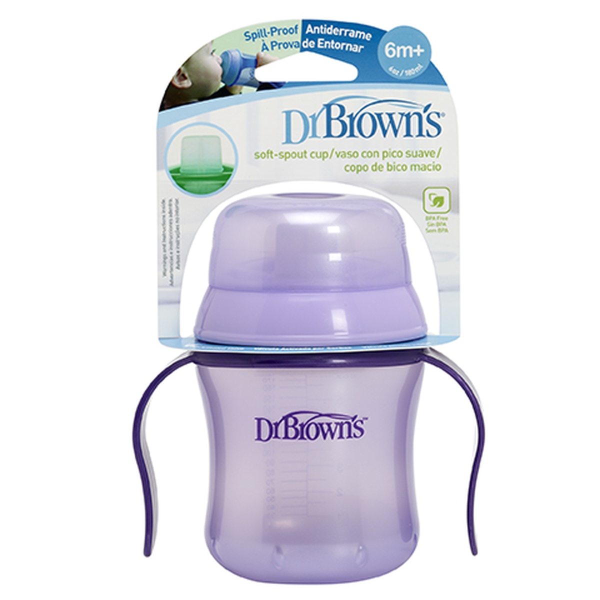 Cốc tập uống nước PP 170ml Dr Brown's 00930  - hình 8