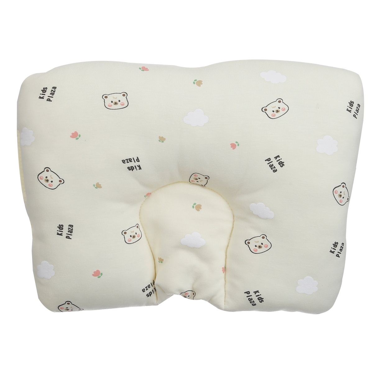 Gối lõm bông rút in gấu KidsPlaza TM23 (Be) - mặt trái