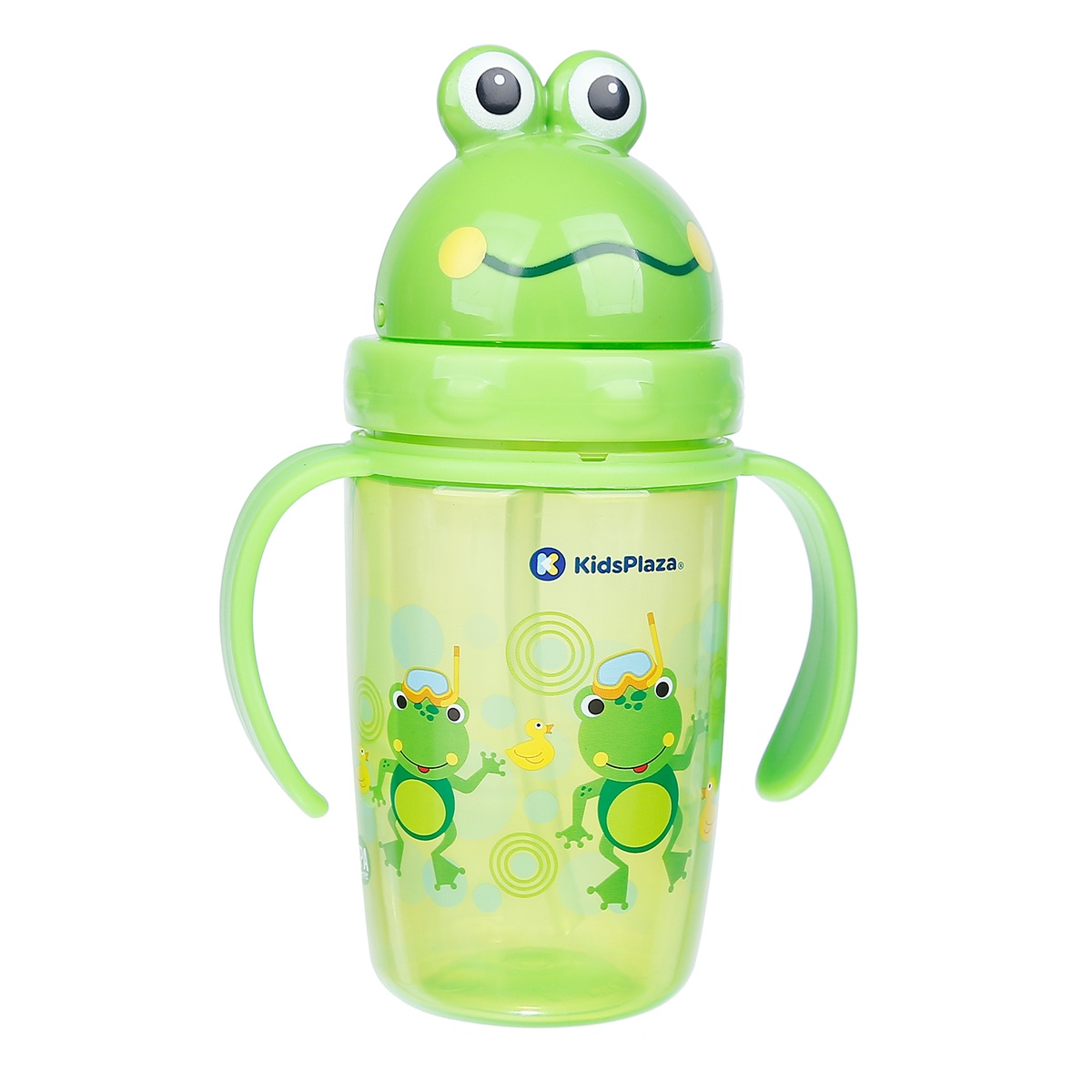 Bình tập uống hình chú ếch KidsPlaza KP08 - mặt trái