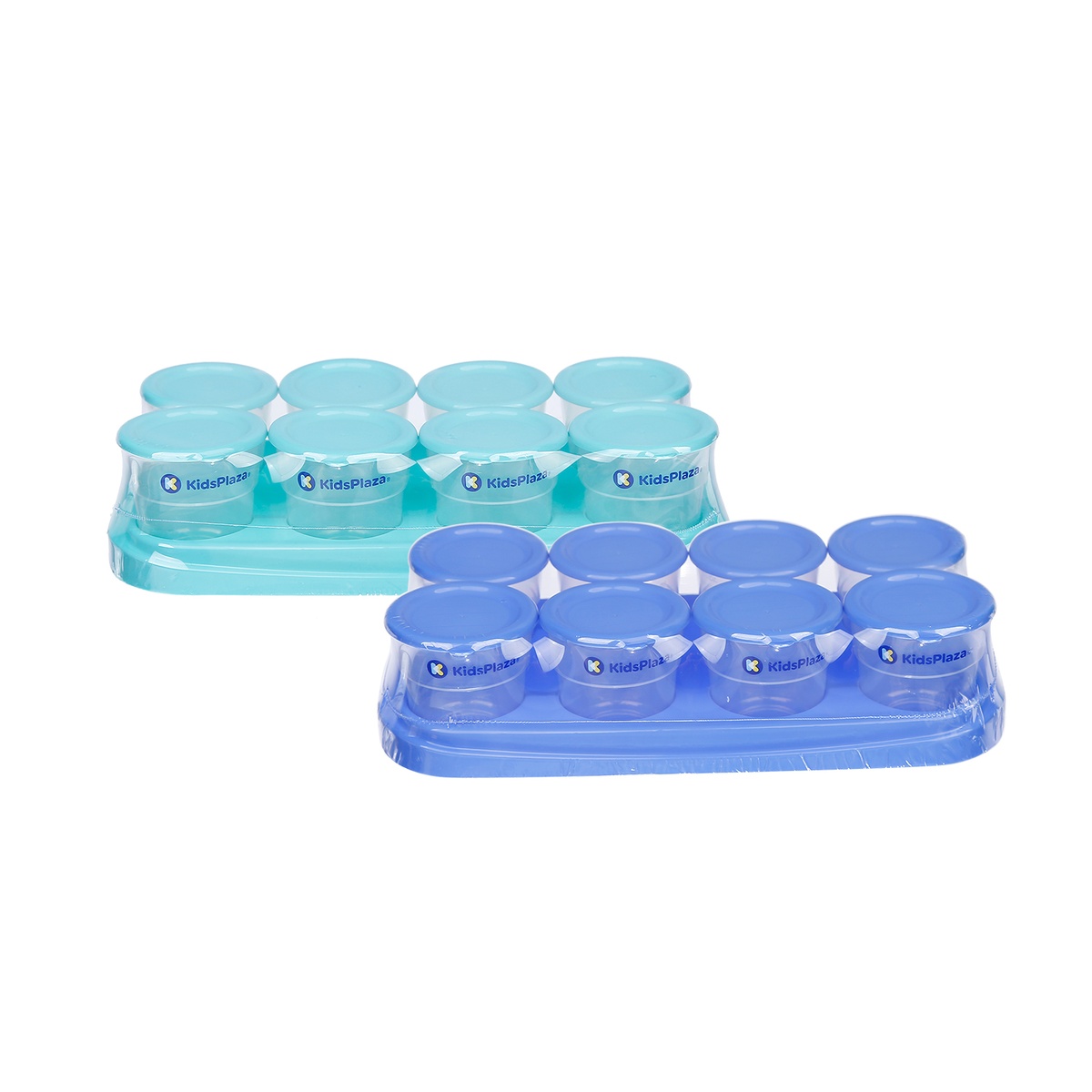 Set 8 hộp trữ thức ăn KidsPlaza KP07 - góc nghiêng