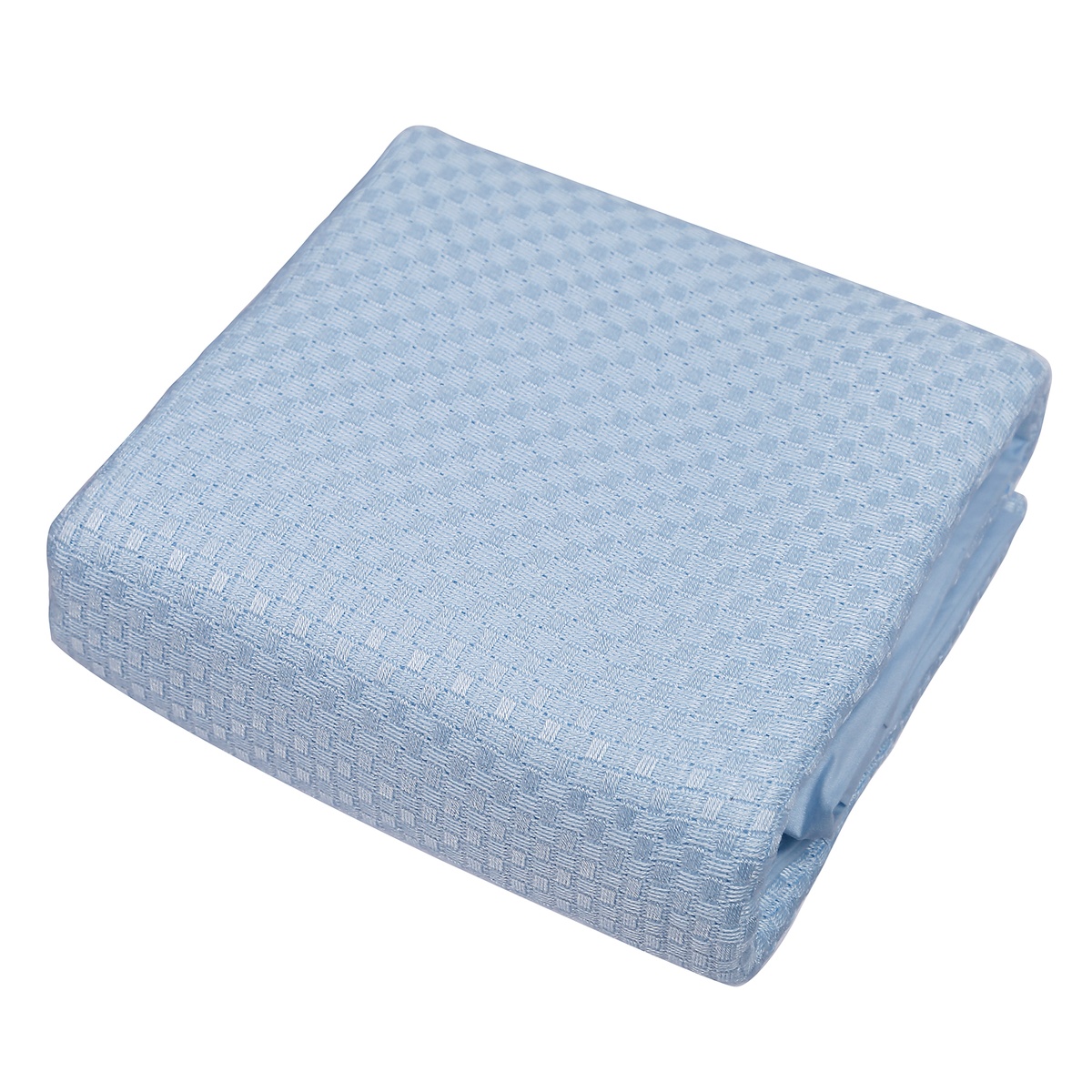 Chăn lưới sợi tre cho bé KidsPlaza AC21 (Xanh) - góc nghiêng