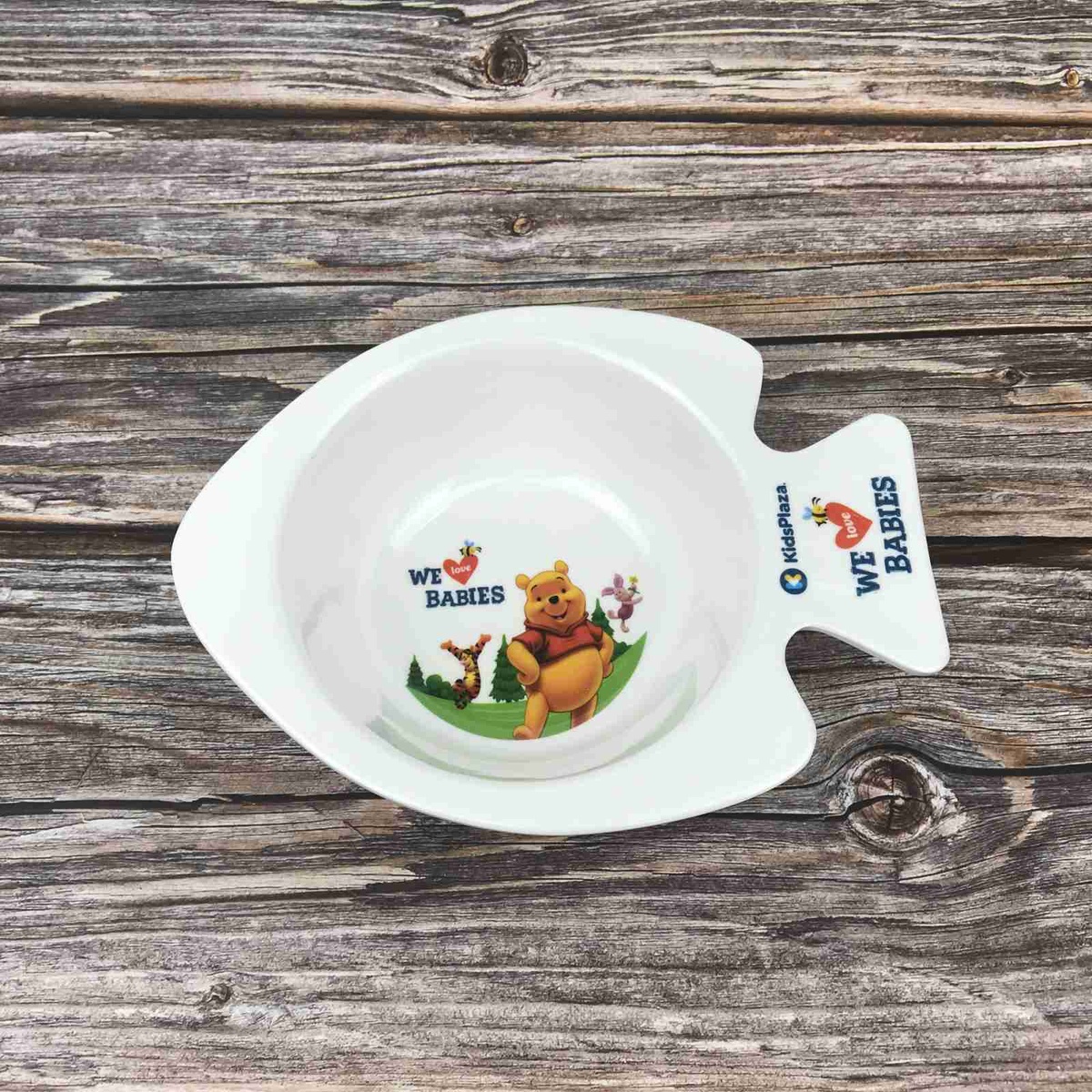 Bát ăn dặm hình cá Kidsplaza BB004 7.5inch (104g) - mặt trước