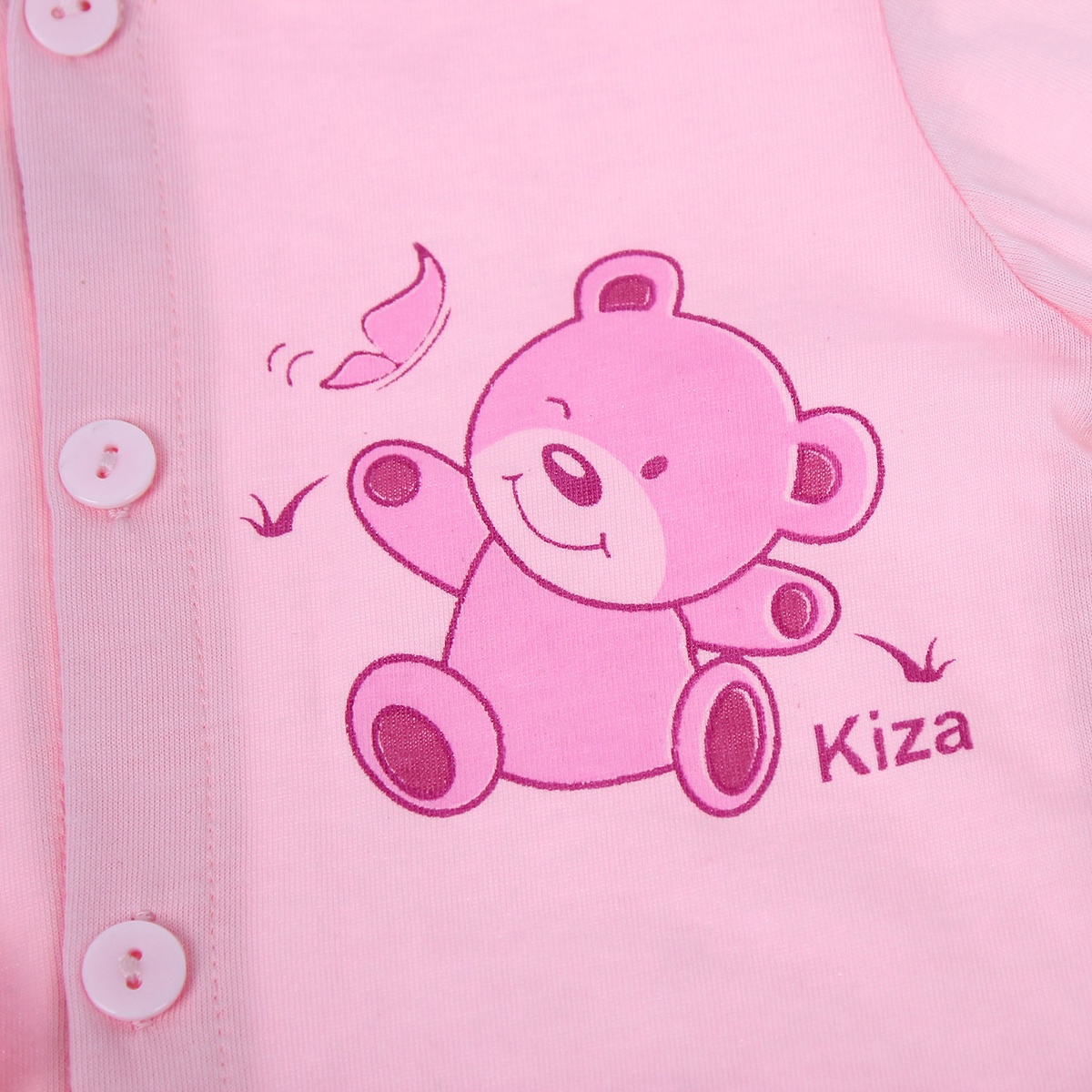 Áo sơ sinh cài giữa tay dài Kiza mỏng - hình 15