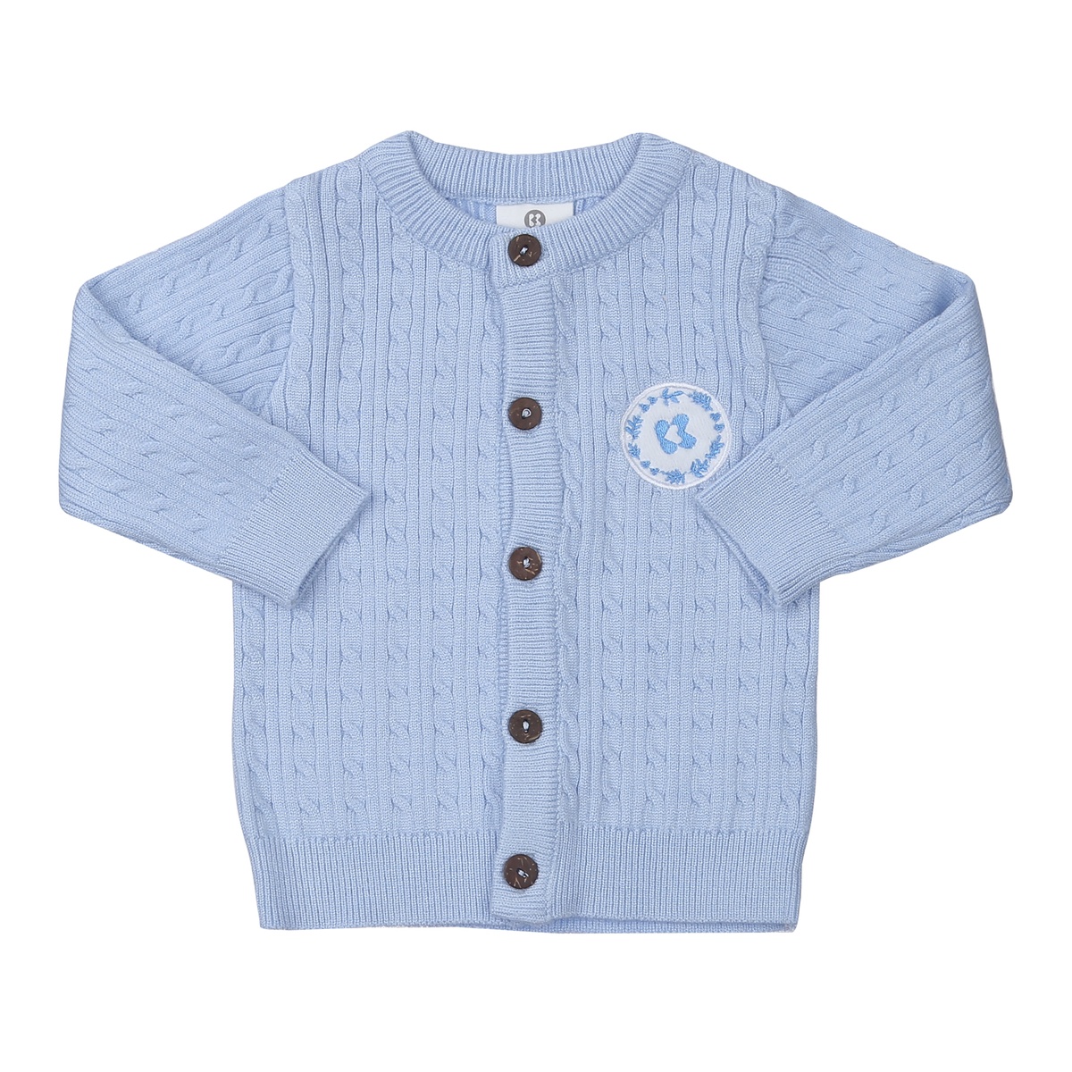 Áo len cài giữa bé trai KidsPlaza ND23D (Xanh nhạt)