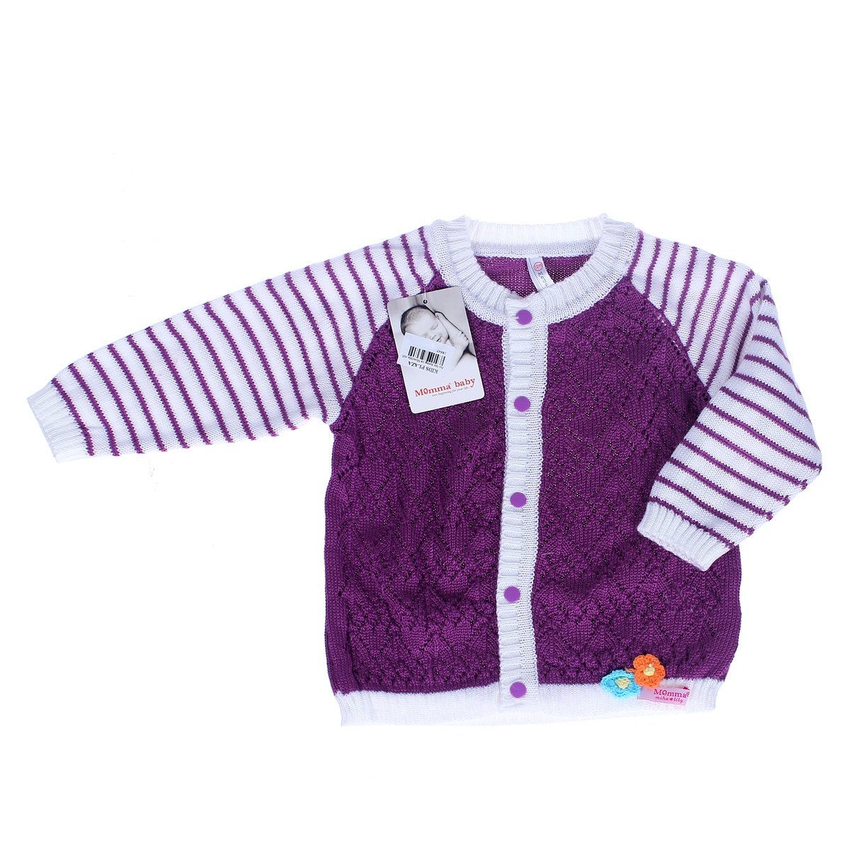 Áo len xương cá Momma - mặt phải