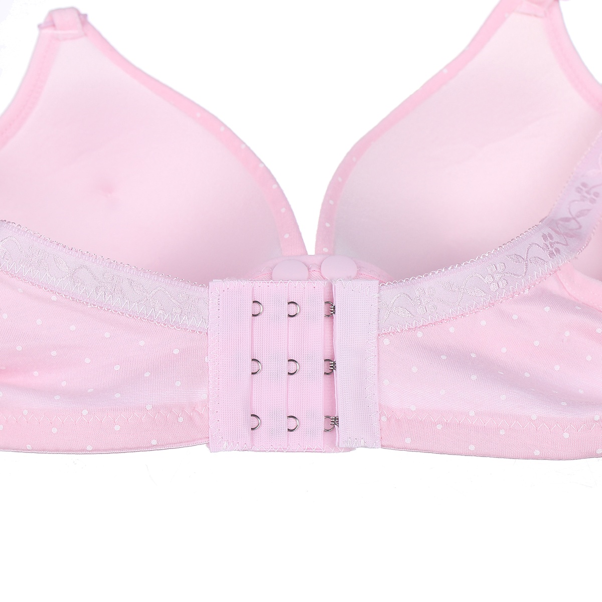 Áo lót ngực cho con bú có đệm khuy bấm GB size 95 - mặt phải