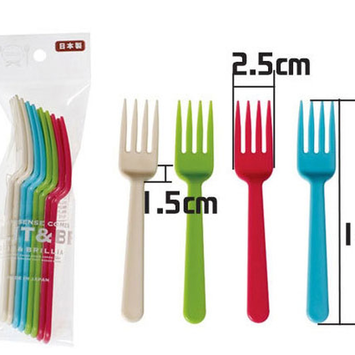  Bộ nĩa nhựa 8 cái - mặt phải