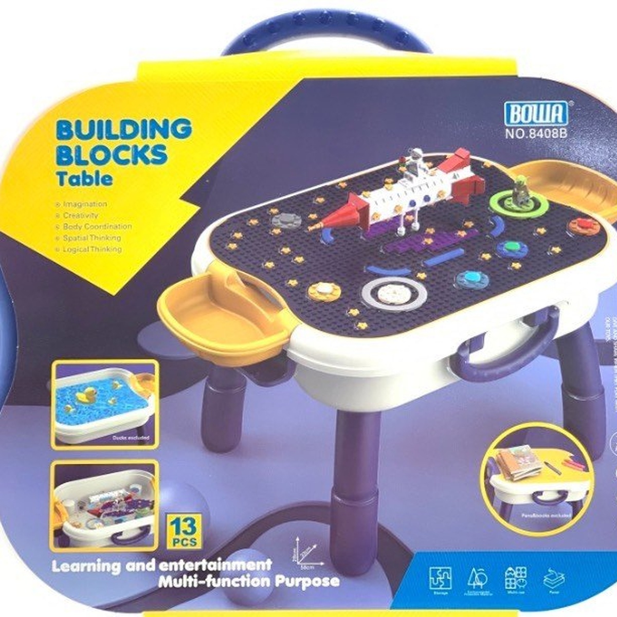 Bộ bàn ghế mini kèm đồ chơi xếp hình Nan (Khuyến mãi không bán)