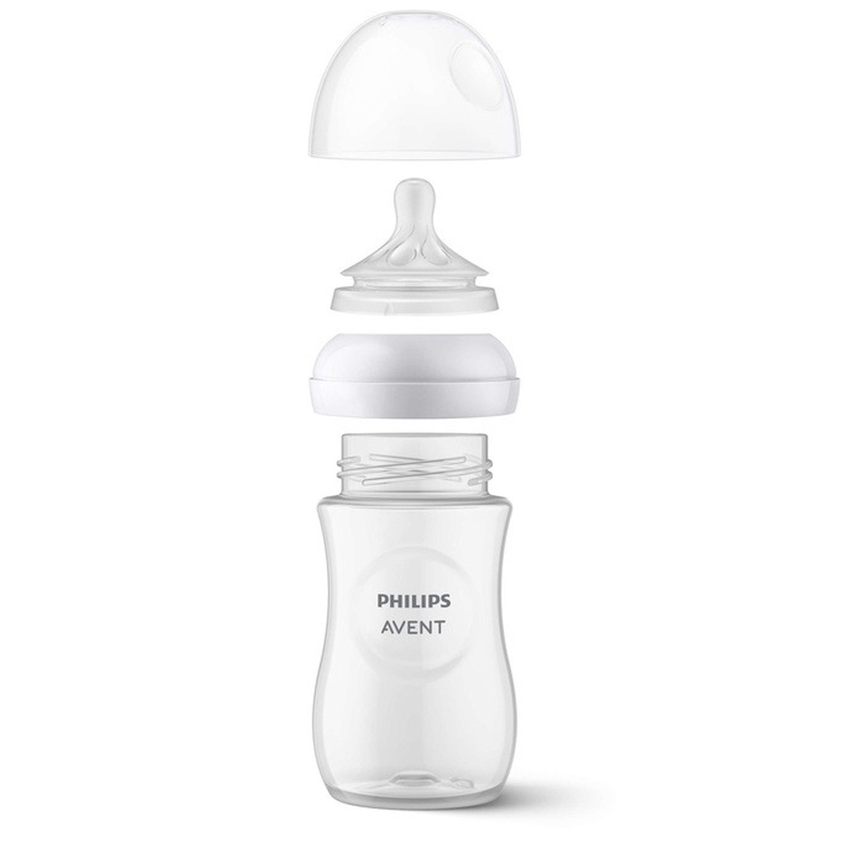 Bình sữa mô phỏng tự nhiên Avent 260ml SCY903.01 New - mặt sau