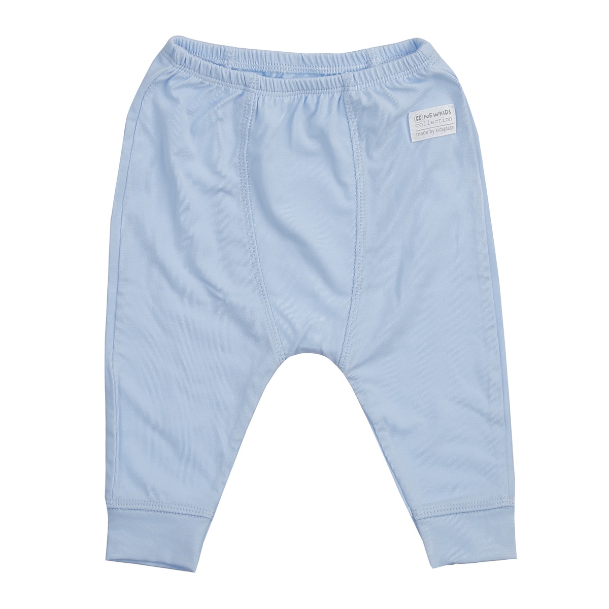Bộ quần áo dài cài lệch KidsPlaza Otis ND24H (Trắng xanh) 0-3M  - góc nghiêng