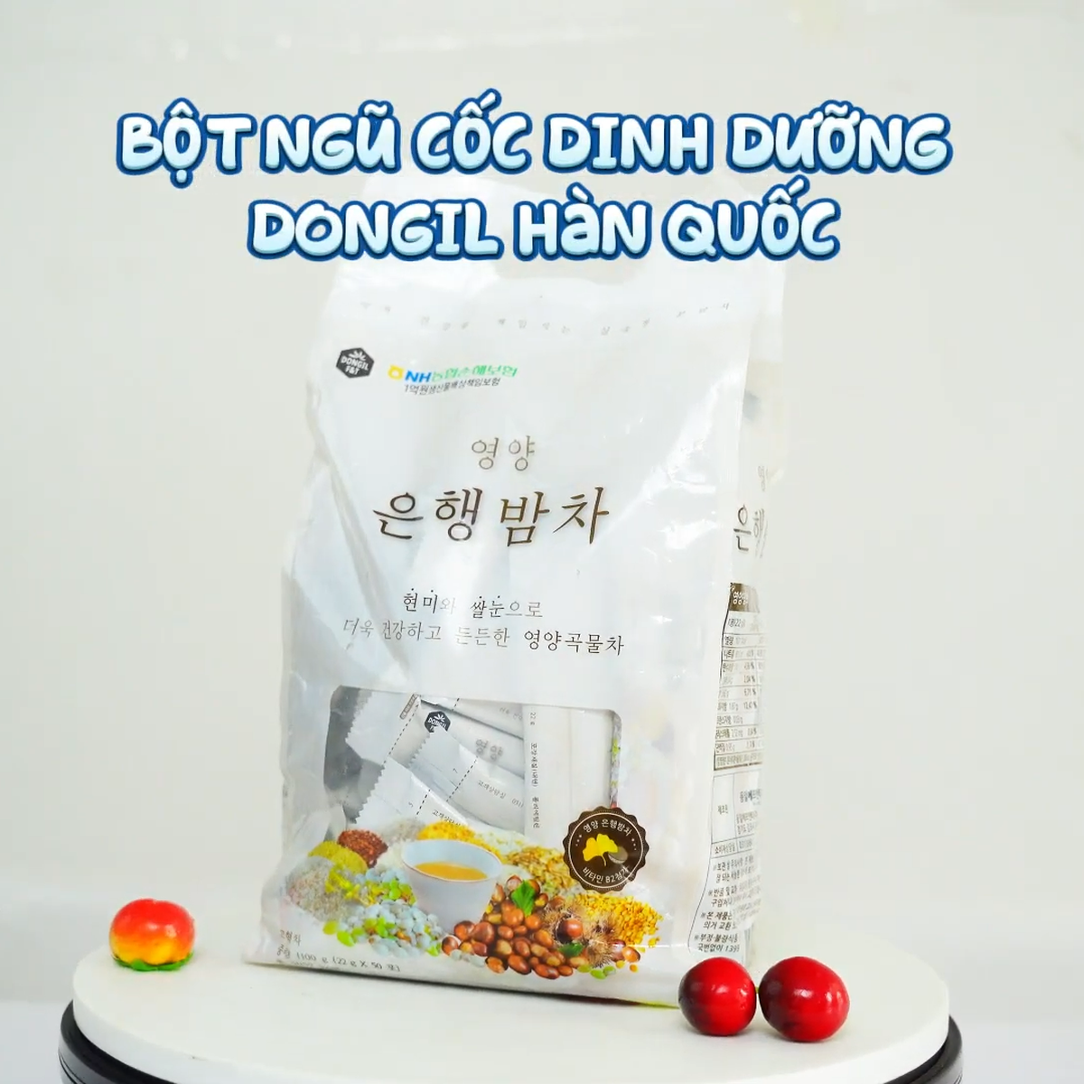 Bột ngũ cốc dinh dưỡng DONGIL Hàn Quốc  - video