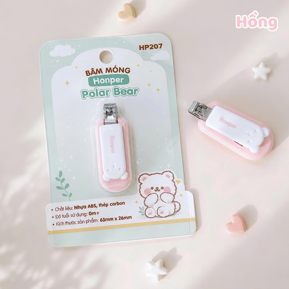 Bấm móng Honper Polar Bear HP207 (Màu ngẫu nhiên) - hình 6