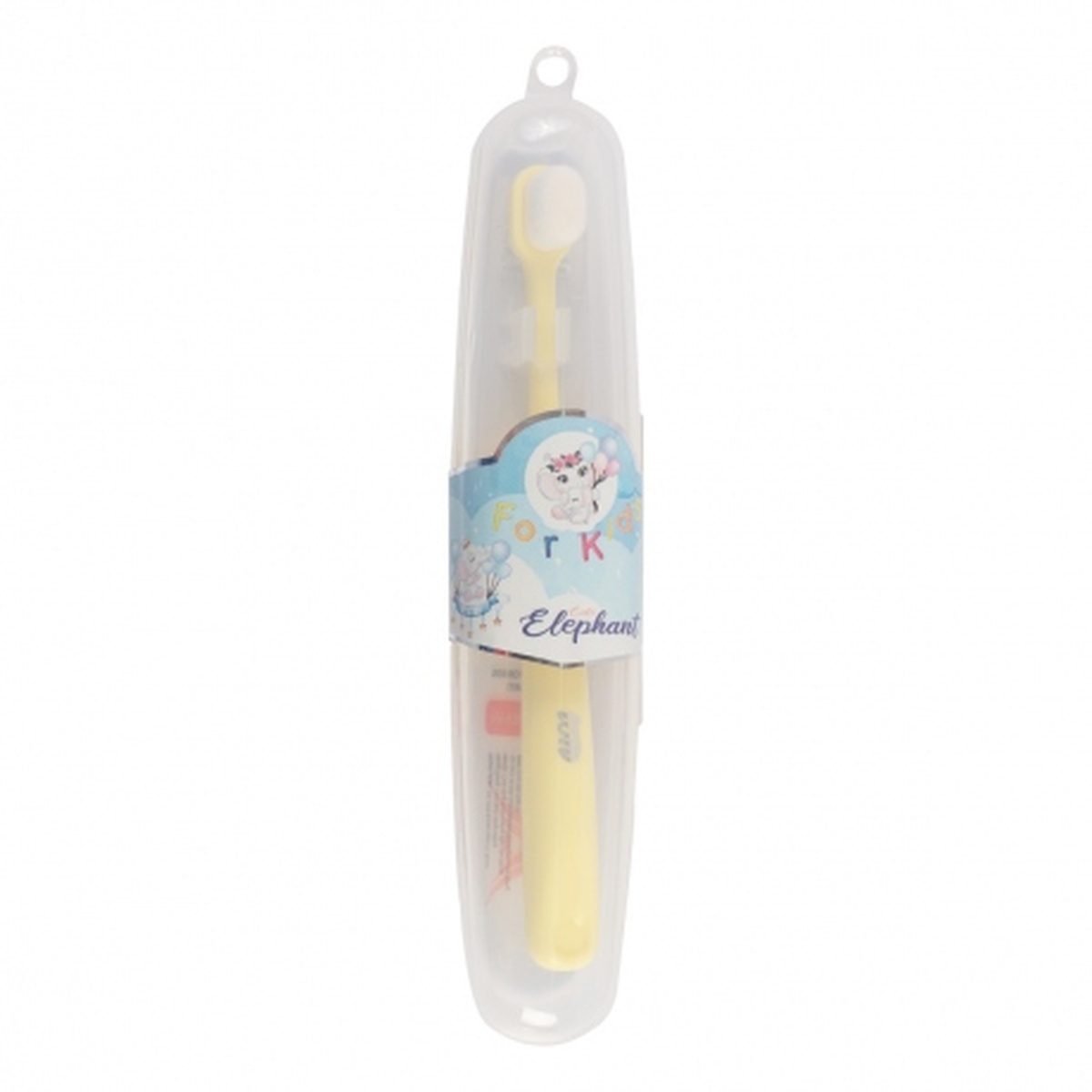 Bàn chải đánh răng dành cho bé Ion-Elephan 1-3Y (Màu ngẫu nhiên) - mặt trái